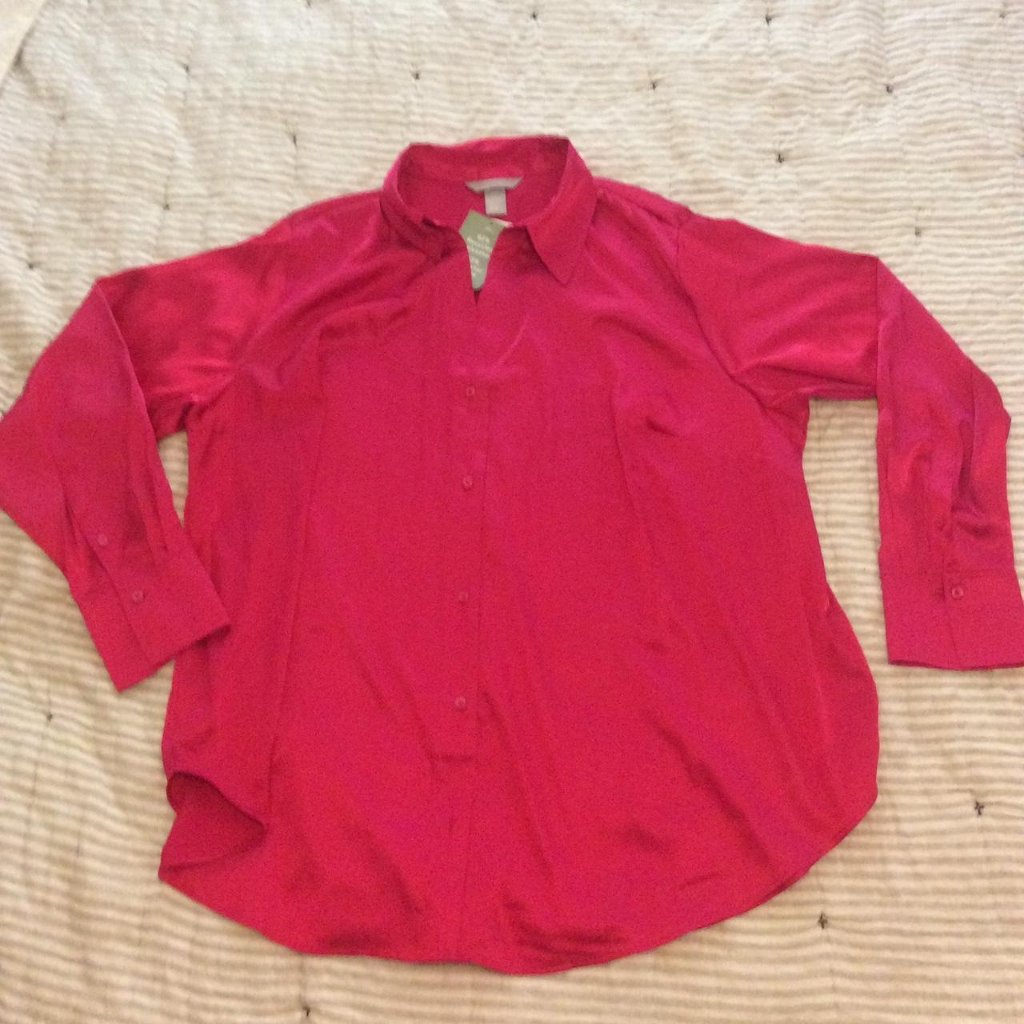 H&M Hot Pink Button Down